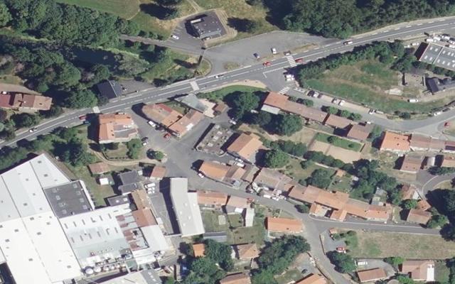 Vue aérienne — Déchetterie de Theix Saint-Genès