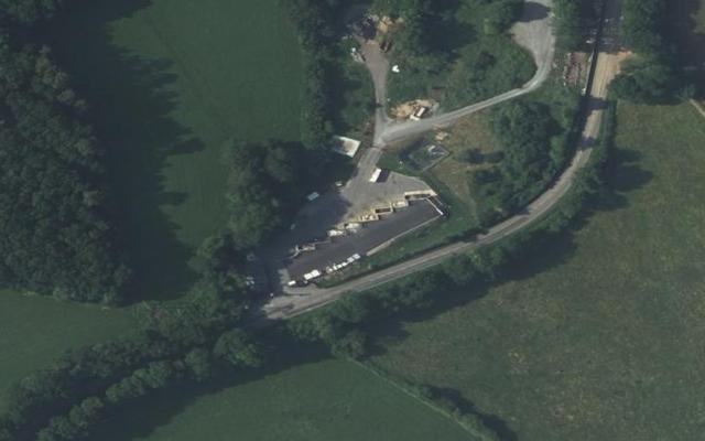 Vue aérienne — Déchetterie de Brassac