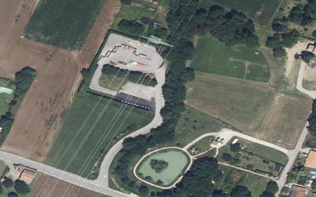 Vue aérienne — Déchetterie Montvendre