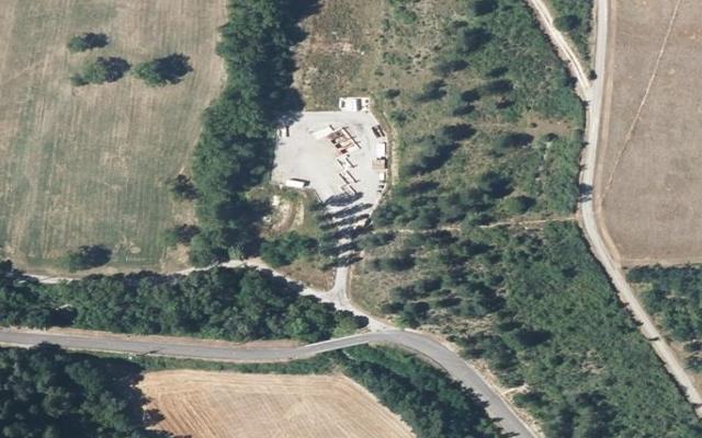 Vue aérienne — Déchetterie La Motte-Chalancon