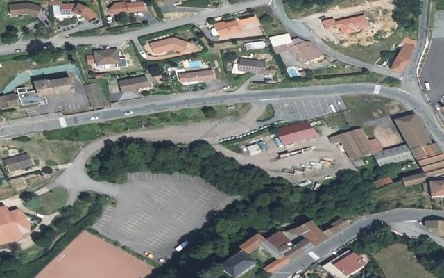Vue aérienne — Déchetterie Cours-la-Ville