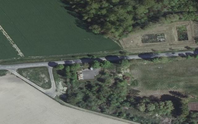 Vue aérienne — Déchetterie de Saint-Hilaire-le-Grand
