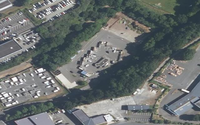 Vue aérienne — Déchetterie de Saint-Brieuc
