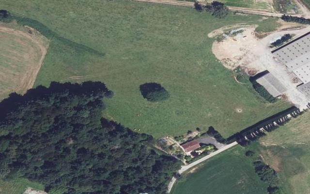 Vue aérienne — Déchetterie de Saint-Just-le-Martel
