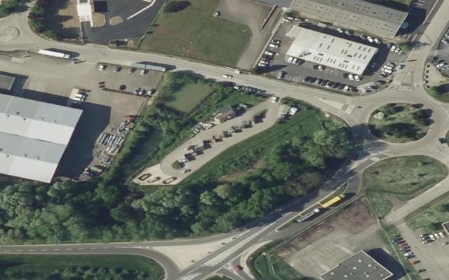 Vue aérienne — Déchetterie de Nogent-sur-Seine
