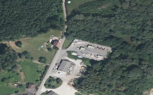 Vue aérienne — Déchetterie de Mélisey