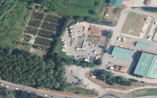 Vue aérienne — Déchetterie de Bénesse-Maremne