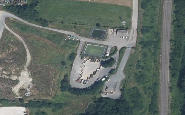 Vue aérienne — Déchetterie Saint-Étienne-sur-Chalaronne