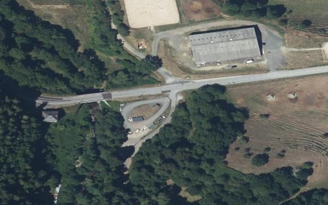 Vue aérienne — Déchetterie de Condat
