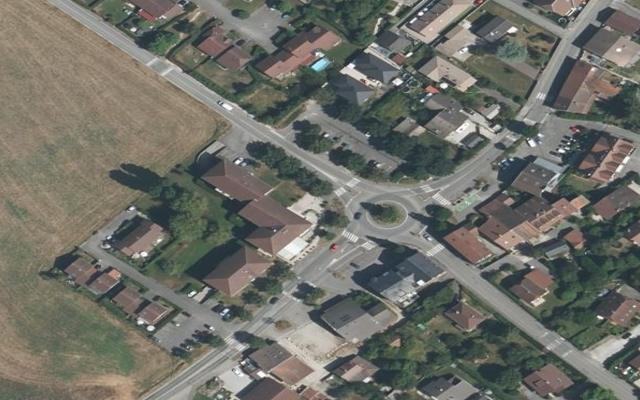 Vue aérienne — Déchetterie Versonnex