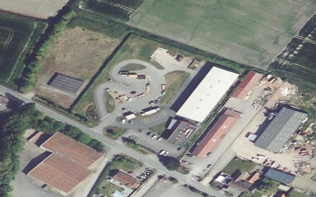 Vue aérienne — Déchetterie de Cappelle-Brouck