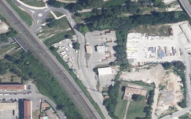 Vue aérienne — Déchetterie du Teil