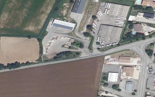 Vue aérienne — Déchetterie Beaumont-lès-Valence