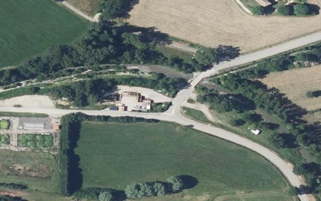 Vue aérienne — Déchetterie Bourdeaux