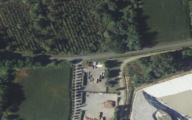 Vue aérienne — Déchetterie de Caupenne