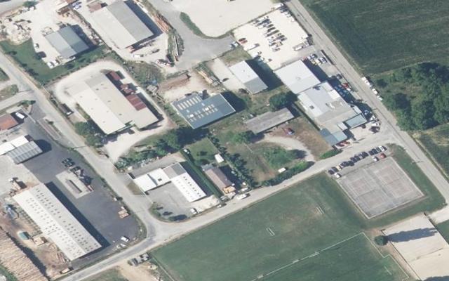 Vue aérienne — Déchetterie Saint-Laurent-en-Royans