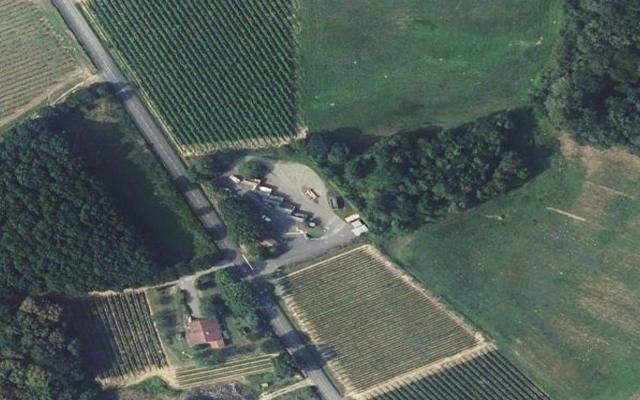 Vue aérienne — Déchetterie d'Eugénie-les-Bains