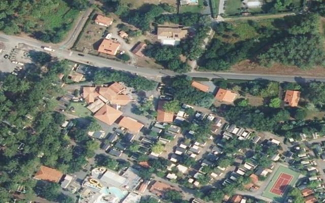 Vue aérienne — Déchetterie de Messanges