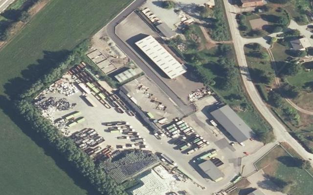 Vue aérienne — Déchetterie Chamoux-sur-Gelon