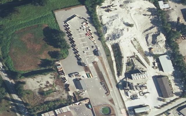 Vue aérienne — Déchetterie Gilly-sur-Isère