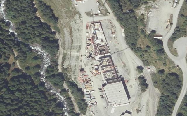 Vue aérienne — Déchetterie Saint-Martin-de-Belleville-les Menuires