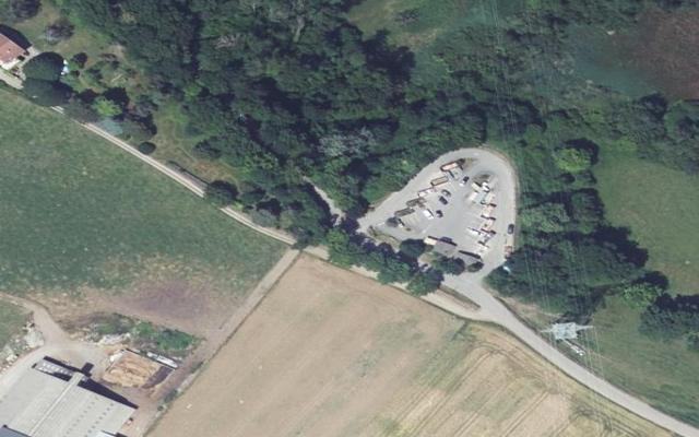 Vue aérienne — Déchetterie Allinges