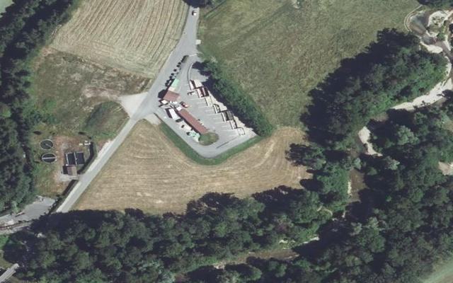 Vue aérienne — Déchetterie Intercommunale de Boëge