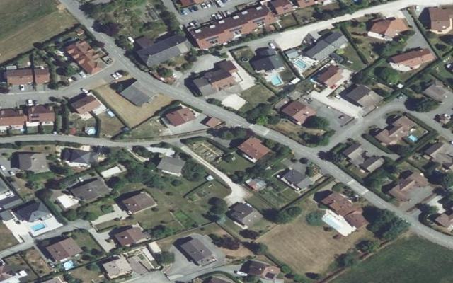 Vue aérienne — Déchetterie Chavanod