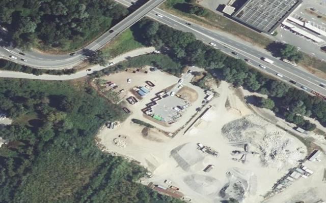 Vue aérienne — Déchetterie Epagny
