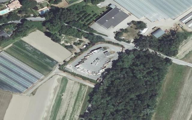 Vue aérienne — Déchetterie Gaillard