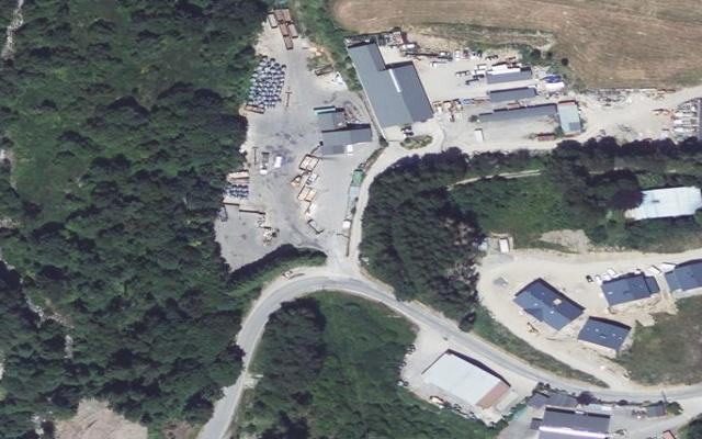 Vue aérienne — Déchetterie Morzine