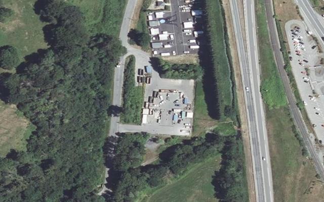 Vue aérienne — Déchetterie Sallanches