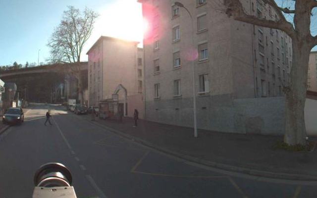 Vue depuis la rue — Déchetterie Lyon 9