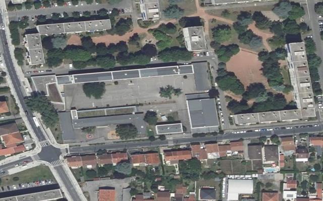 Vue aérienne — Déchetterie Villeurbanne Nord