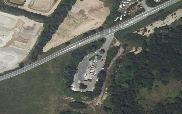 Vue aérienne — Déchetterie Saint-Laurent-de-Mure