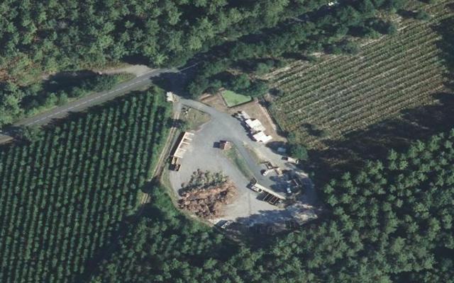 Vue aérienne — Déchetterie de Magescq