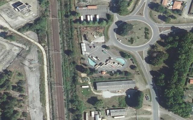 Vue aérienne — Déchetterie de Labouheyre