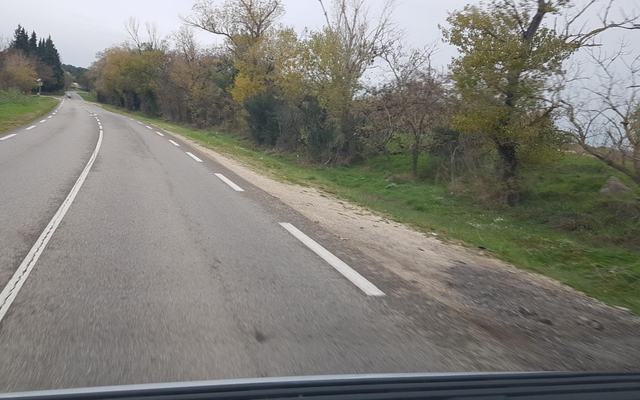 Vue depuis la rue — Déchetterie de Comps