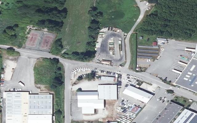 Vue aérienne — Déchetterie Tullins