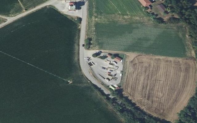 Vue aérienne — Déchetterie Ville-sous-Anjou