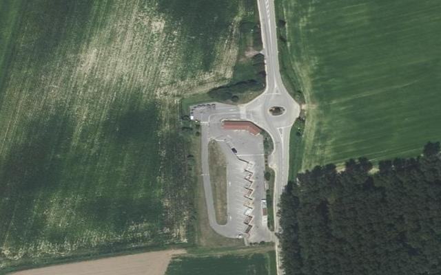 Vue aérienne — Déchetterie Villette-de-Vienne