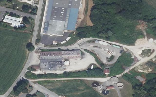 Vue aérienne — Déchetterie Panissage