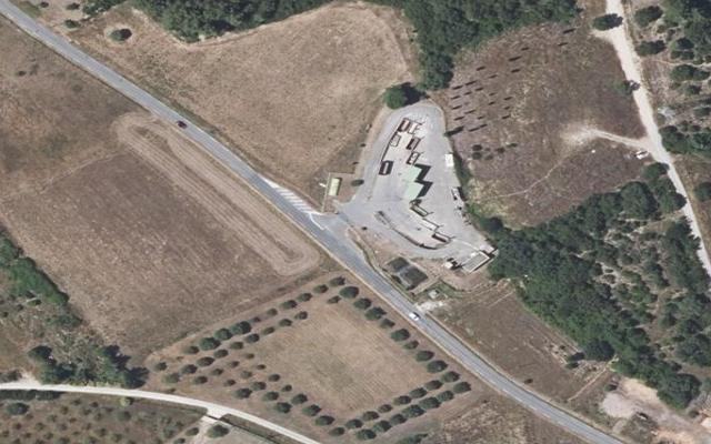 Vue aérienne — Déchetterie d'Uchaud