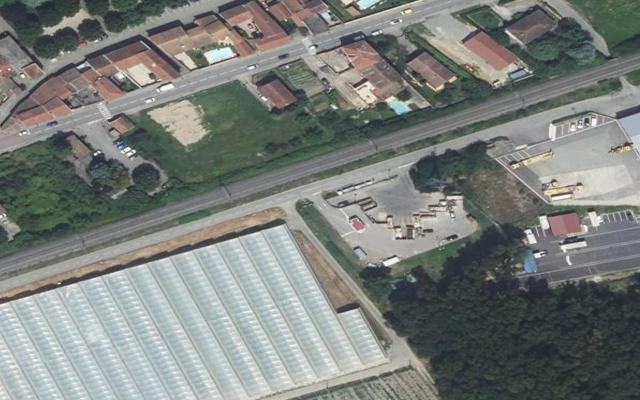Vue aérienne — Déchetterie Ampuis