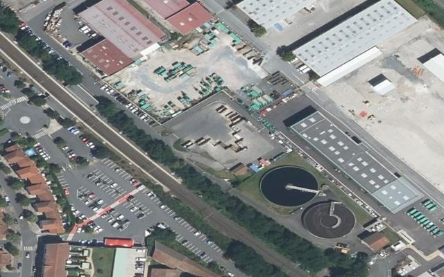 Vue aérienne — Déchetterie Anse