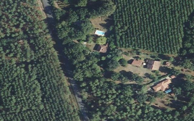 Vue aérienne — Déchetterie de Lévignacq