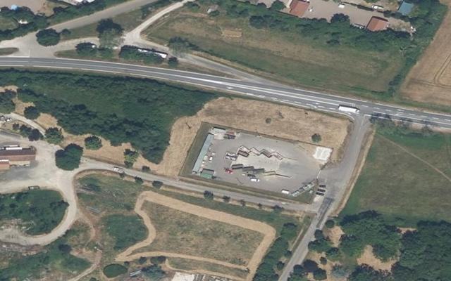Vue aérienne — Déchetterie d'Auxerre