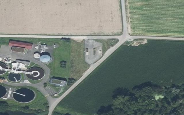 Vue aérienne — Déchetterie de Weyersheim