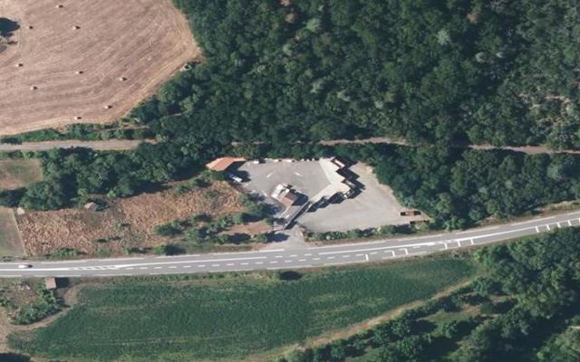 Vue aérienne — Déchetterie d'Olargues