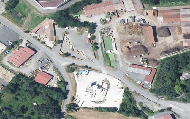 Vue aérienne — Déchetterie d'Itxassou